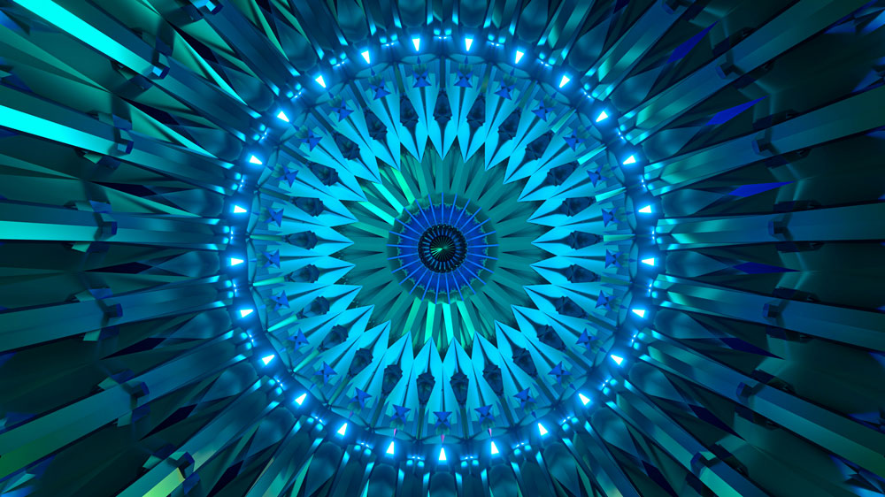 神聖幾何学ヒーリング模様